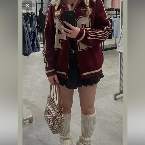 AELFRIC EDEN 24 JACQUARD ZIP UP CARDIGAN size XS - Picture 6 of 6